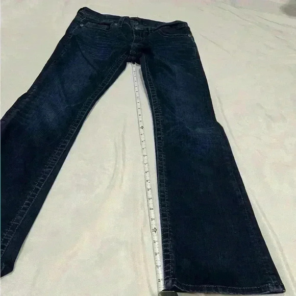 Seven 7 women’s Jeans boot cut size 8 99% Cotton 1% spandex in a dark blue Jean - Picture 8 of 8